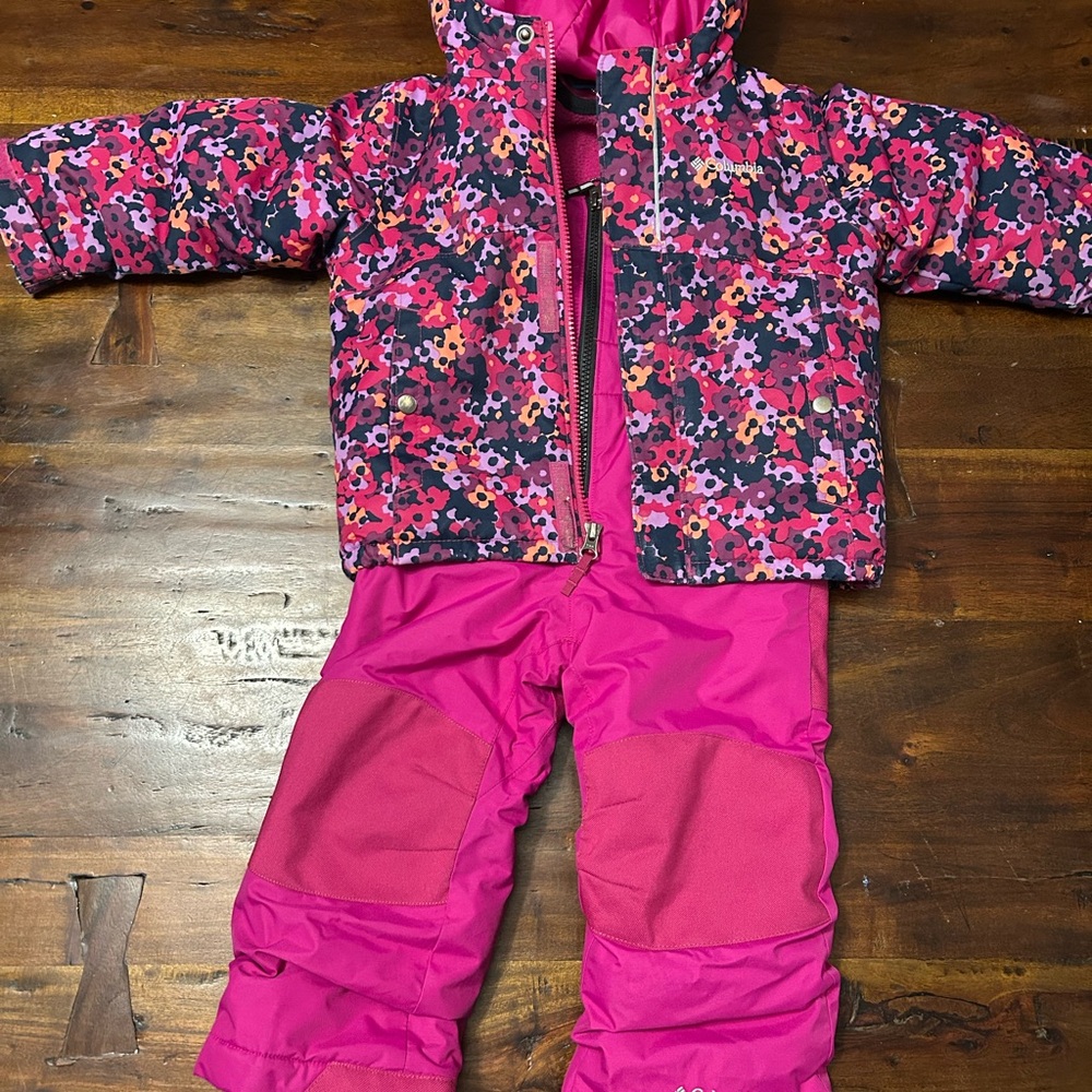Colorful Floral Snowsuit for Kids